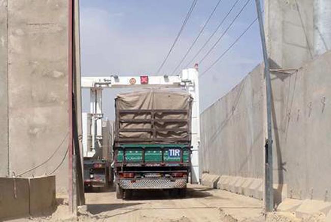 Improved Scanners for Trucks Enter at Kabul Check Points